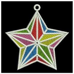 star detailed machine embroidery - FSL Colored Star for Personalized Keychains