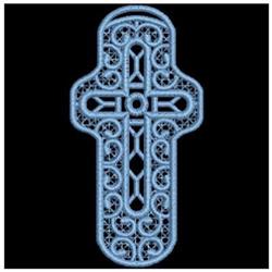 detailed easter cross machine embroidery pattern - FSL Cross Bookmarks for decorative pillow covers