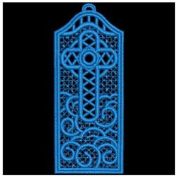 cross detailed machine embroidery - FSL Cross Bookmarks perfect for kitchen aprons