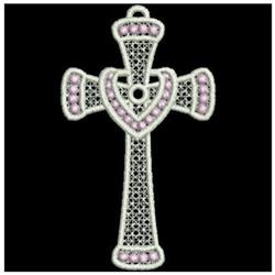 FSL Cross Bookmarks - 4x4 cross beginner-friendly embroidery design for Religious Garments