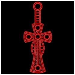cross beginner-friendly machine embroidery - FSL Cross Bookmarks for kitchen aprons