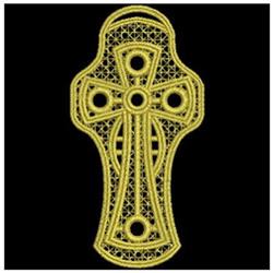 FSL Cross Bookmarks - 4x4 cross detailed embroidery design for reusable tote bags