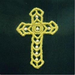 cross beginner-friendly machine embroidery - FSL Cross perfect for reusable tote bags