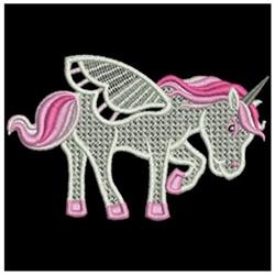 detailed pegasu machine embroidery pattern - FSL Cute Pegasus for reusable tote bags