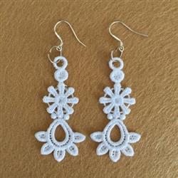earring beginner-friendly machine embroidery - FSL Dangle Earrings for decorative pillow covers
