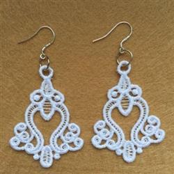 earring detailed machine embroidery - FSL Dangle Earrings for Celebration Items