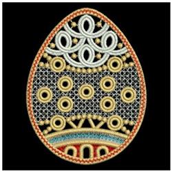 egg detailed machine embroidery - FSL Decorated Egg perfect for festive table runners
