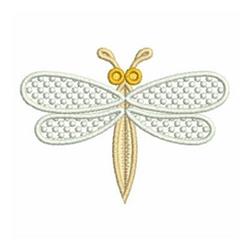 dragonfly in-the-hoop machine embroidery - FSL Dragonfly perfect for reusable tote bags