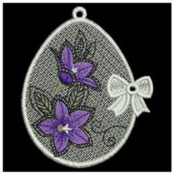 Easter eggs detailed machine embroidery - FSL Easter Egg Floral for decorative pillow covers