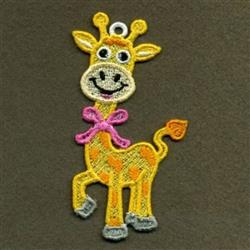 detailed giraffe machine embroidery pattern - FSL Giraffe perfect for Nursery Decor