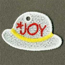 hat beginner-friendly machine embroidery - FSL Joy Hat perfect for reusable tote bags