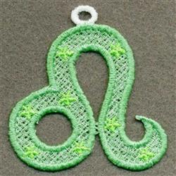 FSL Leo - 4x4 leo beginner-friendly machine embroidery design perfect for Keychains