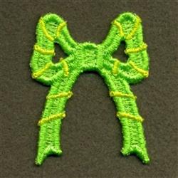 FSL Long Bow - 4x4 bow beginner-friendly embroidery design for reusable tote bags