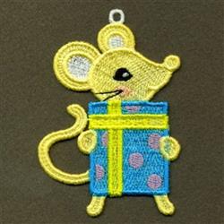 hanger detailed machine embroidery - FSL Mouse Hanger perfect for reusable tote bags