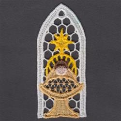 nativity detailed machine embroidery - FSL Nativity perfect for reusable tote bags