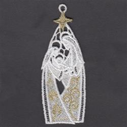 nativity detailed machine digital embroidery - FSL Nativity perfect for kitchen aprons