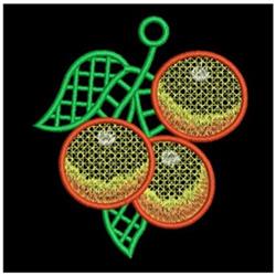 orange detailed machine embroidery - FSL Orange perfect for patchwork quilt blocks