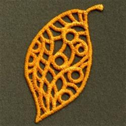 FSL Pecan Leaf - 4x4 leaf beginner-friendly embroidery design for decorative pillow covers