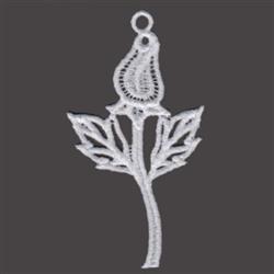 rose beginner-friendly machine digital embroidery - FSL Rose perfect for kitchen aprons