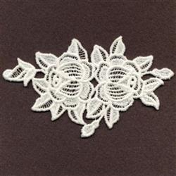 rose detailed machine digital embroidery - FSL Roses perfect for Seasonal Accents
