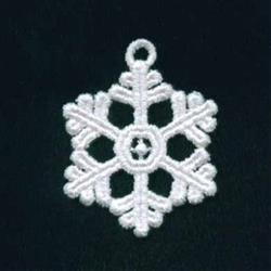 snowflake beginner-friendly machine embroidery - FSL Snowflake perfect for Gift Tags