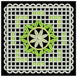 detailed doily machine embroidery pattern - FSL Square Doily for kitchen tea towels