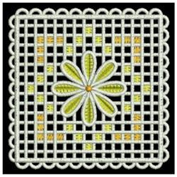 FSL Square Doily - 4x4 doily detailed embroidery design for patchwork quilt blocks