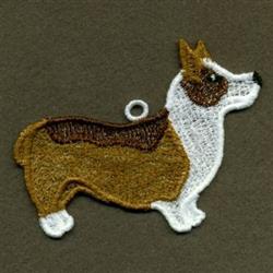 FSL Standing Corgi - 4x4 puppy dog beginner-friendly embroidery design for Pet Accessories