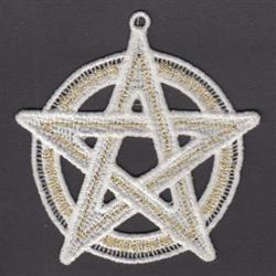 FSL Star - 4x4 star detailed machine embroidery design for decorative wall hangings