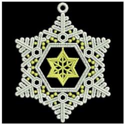 star detailed machine embroidery - FSL Star Snowflake perfect for kitchen aprons
