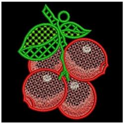detailed tomatoe machine embroidery pattern - FSL Tomatoes for reusable tote bags