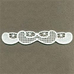 beginner-friendly border in-the-hoop machine embroidery pattern - FSL White Border for Curtain Edges