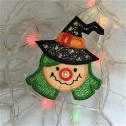 FSL Witch Light - 4x4 witch beginner-friendly machine embroidery design for Costumes