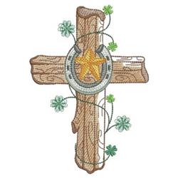 Good Luck - 4x4 leaf detailed machine embroidery design perfect for reusable tote bags