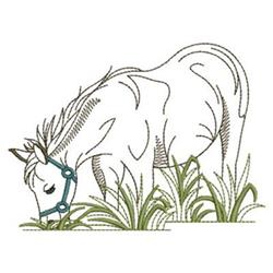 beginner-friendly grazing machine embroidery pattern - Grazing for reusable tote bags