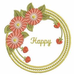 design detailed machine digital embroidery - Happy perfect for patchwork quilt blocks