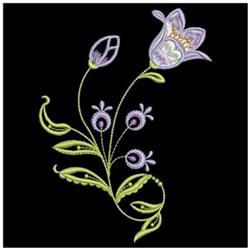 leaf beginner-friendly machine embroidery - Harebells Delight for patchwork quilt blocks
