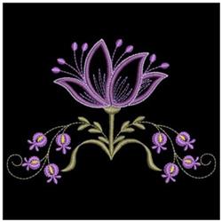 beginner-friendly leaf machine embroidery pattern - Harebells Delight for kitchen aprons