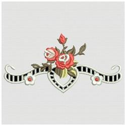 detailed border machine embroidery pattern - Heirloom Cutwork Border for patchwork quilt blocks