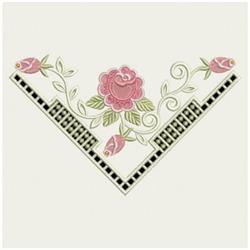 corner detailed machine embroidery - Heirloom Cutwork Corner for patchwork quilt blocks