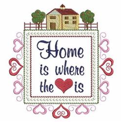 tree detailed machine embroidery - Home Square perfect for patchwork quilt blocks