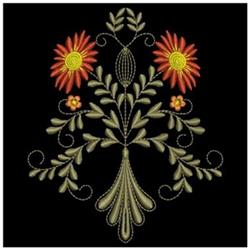 beginner-friendly jacobean machine embroidery pattern - Jacobean for reusable tote bags