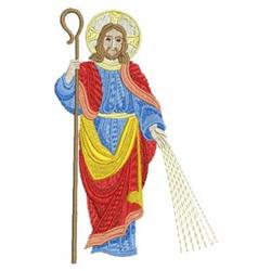 jesu detailed machine digital embroidery - Jesus perfect for Prayer Shawls