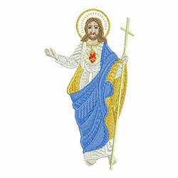 Jesus - 5x7 jesu detailed machine embroidery design perfect for Prayer Blankets
