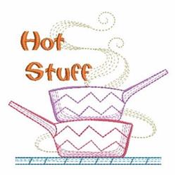 Kitchen Cooling Pots - 4x4 heart beginner-friendly embroidery design for Holiday Decor