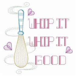 heart beginner-friendly machine embroidery - Kitchen Whisk for Table Centerpieces