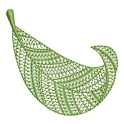 Elegant leaf design with intricate line patterns in various shades of green, perfect for modern decor.