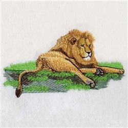 detailed cat machine digital embroidery pattern - Lion perfect for reusable tote bags