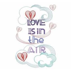 Love Clouds - 4x4 heart beginner-friendly embroidery design for wedding decorations