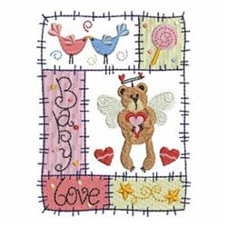 love detailed machine digital embroidery - Love perfect for Photo Frames